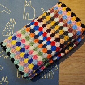 4 Rainbow Pom Pom Turkish Cotton Kitchen Towels